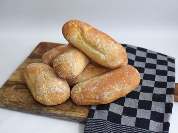 Afbakbroodjes witte ciabatta's