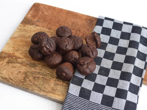 Mini muffins chocolade