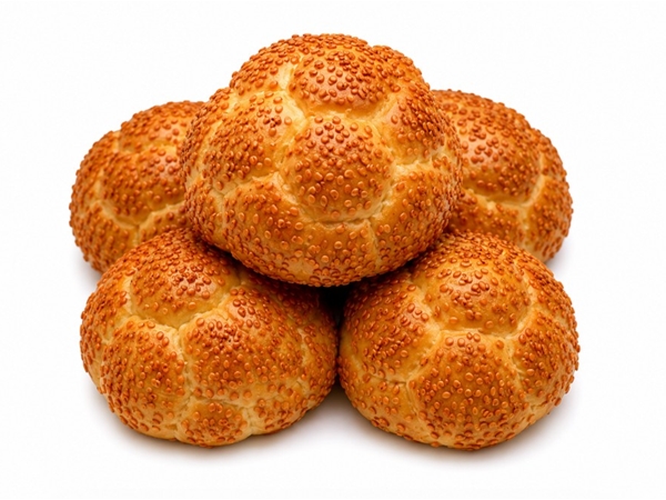 Oranje hamburgerbroodjes voetbalpatroon&nbsp;(6)