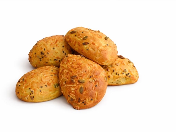 afbakbroodjes mais pompoenka's