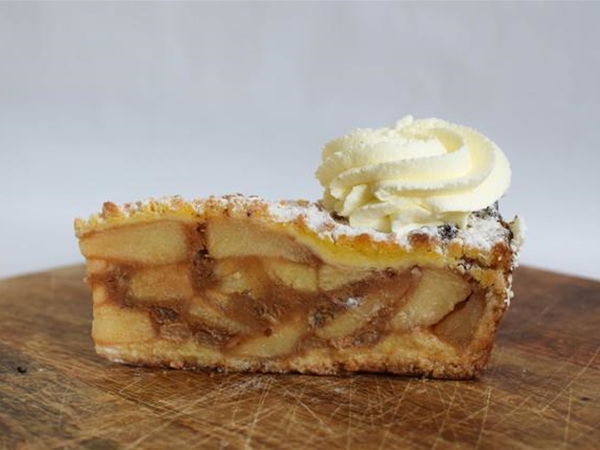 Appelpunt met slagroom