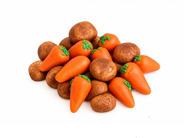 Marsepein aardappels en peentjes 150 gr.