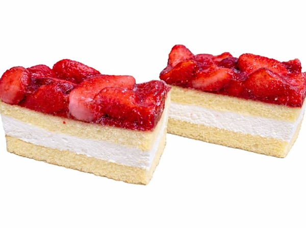 Gluten en lactosevrij aardbeigebak 2 st.